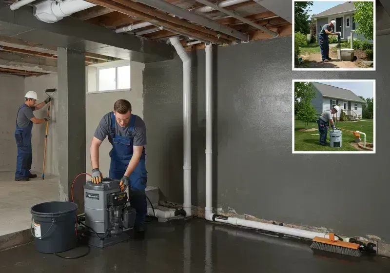 Basement Waterproofing and Flood Prevention process in Esther, MO